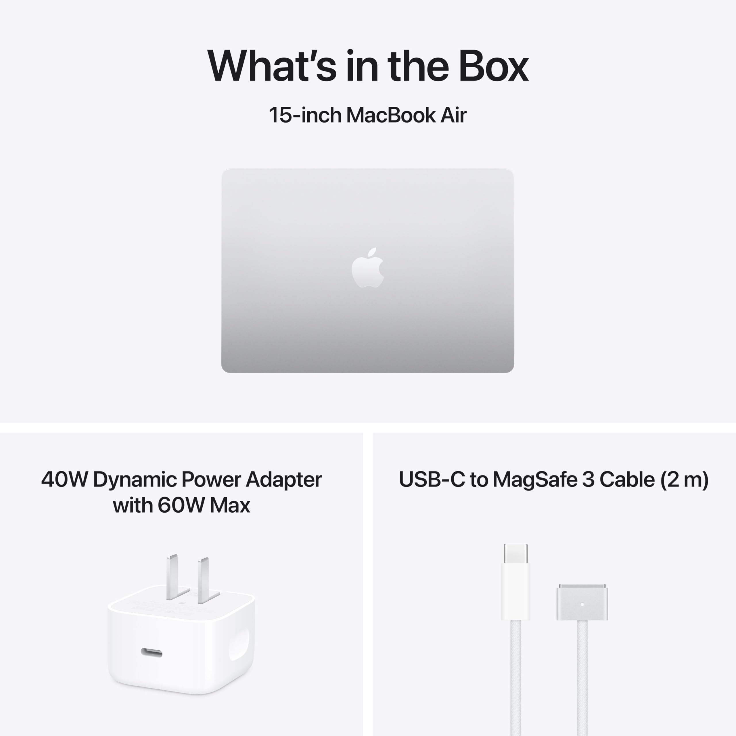 2026 MacBook Air 15-inch Laptop with M5 chip: Built for AI, 15.3-inch Liquid Retina Display, 16GB Unified Memory, 512GB SSD, 12MP Center Stage Camera, Touch ID, Wi-Fi 7; Silver thumbnail 18