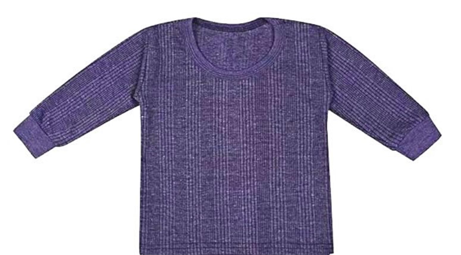 PURSUE FASHION Unisex Kids Winter Thermal Innerwear Kids Top & Full Pant Woolen Warmer Combo Set for Girls Boys, Kids Unisex Body Warmer Thermal (Set of 1) (Blue) (2-3 Years) - Image 5 thumbnail