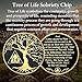 14 Year Sobriety Coins, Tree of Life 14 Year AA Medallions - AA Sobriety Chips Recovery Coins Sober Tokens for Alcoholics Anonymous Recovery Sober Gifts for Men Women