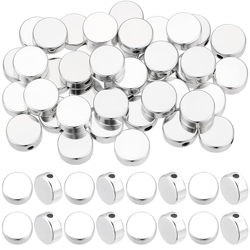 Perles de 6 mm argentées pour fabriquer ses propres bracelets d'été
