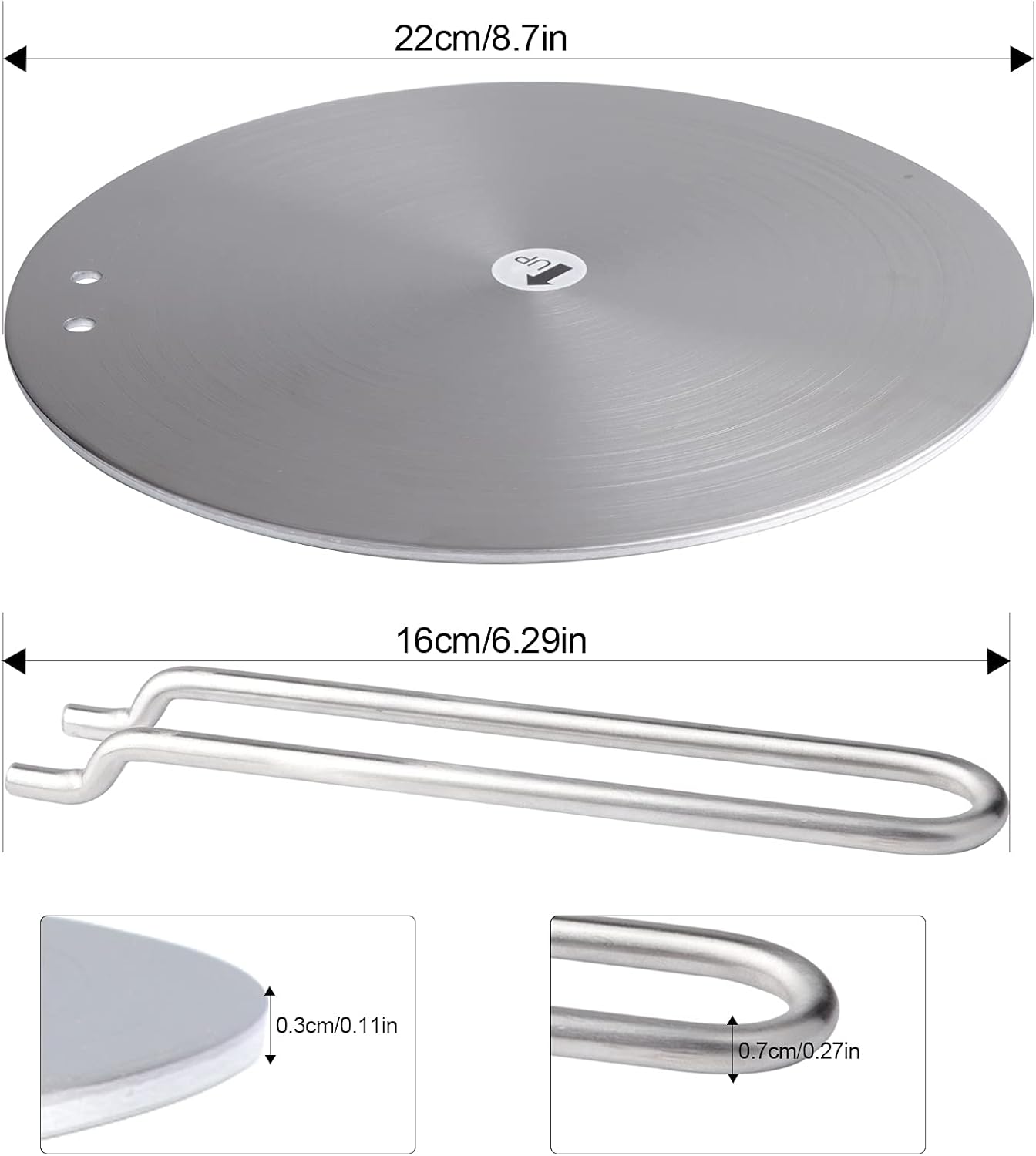 Buy Stainless Steel Induction Diffuser Plate, Induction Hot Plate with