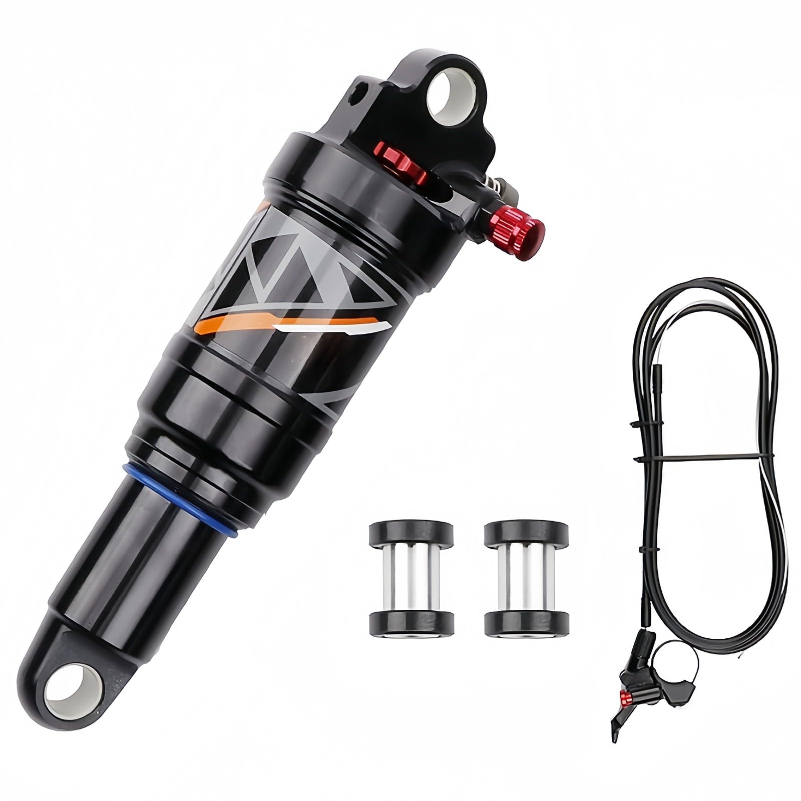Ammortizzatore Per Bicicletta Mountain Bike Ammortizzatore Posteriore ad Aria 165 Mm 210 Mm Con Blocco Sospensione Per Bicicletta MTB Ammortizzatore ad Aria Sospensioni