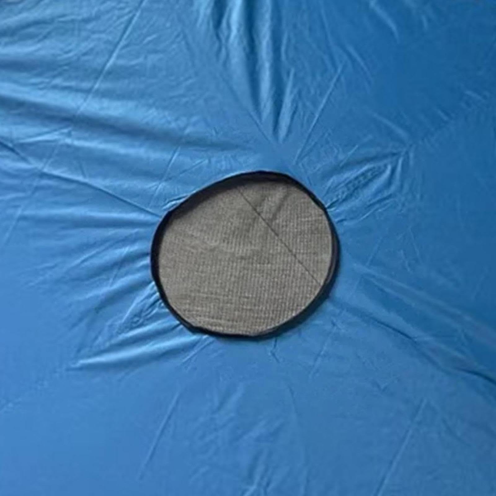 jojomis Trampoline Cover Oxford Cloth Sun Protection Waterproof Easy to Install Blue for Kids Backyard- 8 ft