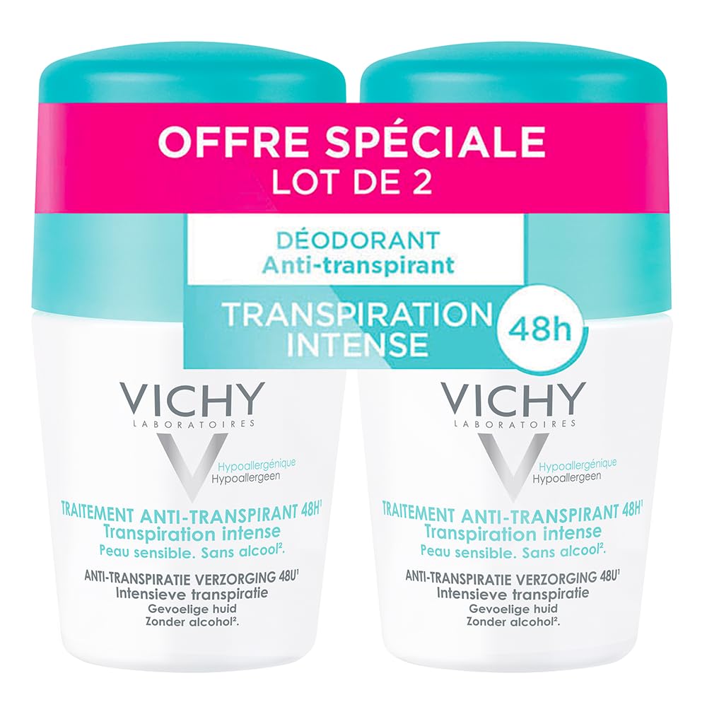 VICHY 48H Anti-Perspirant Treatment Deodorant 2x50 ml