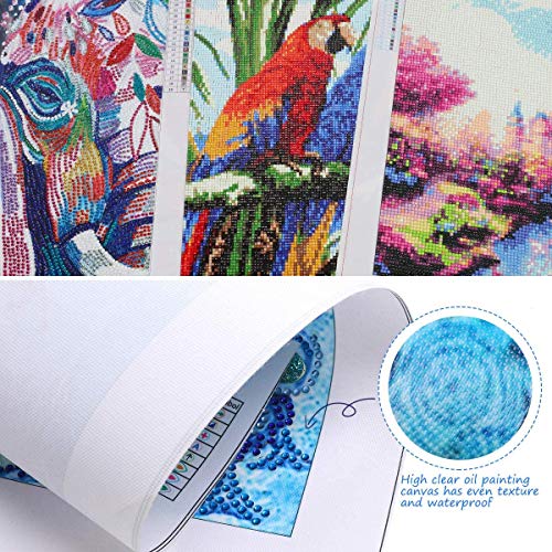 Image of Betepefet DIY 5D Diamond Art Kits Painting for Adults Jesus and Lamb Jesus Chasing After Lamb Picture Religious Christian(2) 30x40cm /11.7x15.8inches