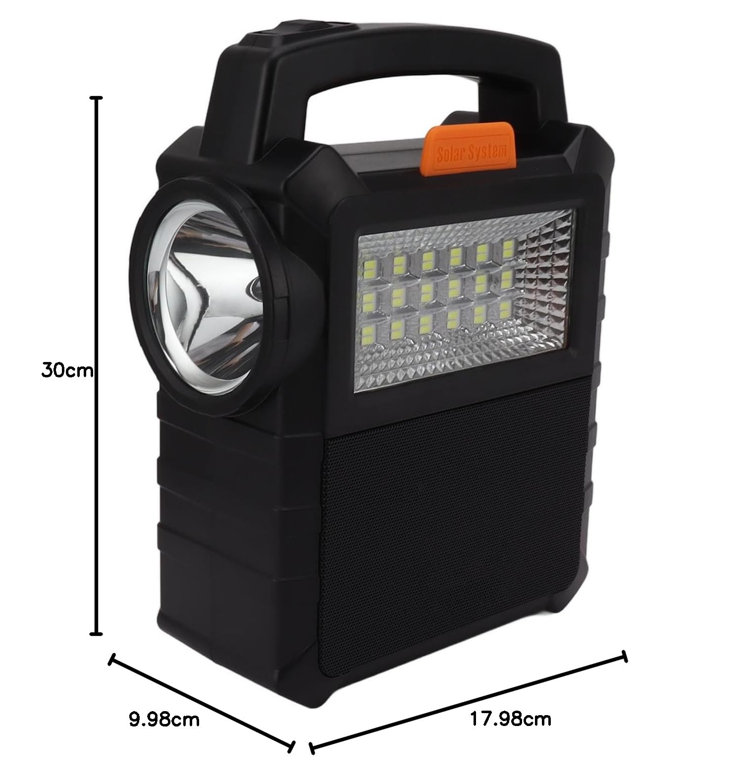 Eujgoov Generatore Solare Portatile Centrale Elettrica Ad Energia Solare Batteria da Campeggio all'aperto con Luce LED e Uscite Multiple per Uso Domestico di Emergenza