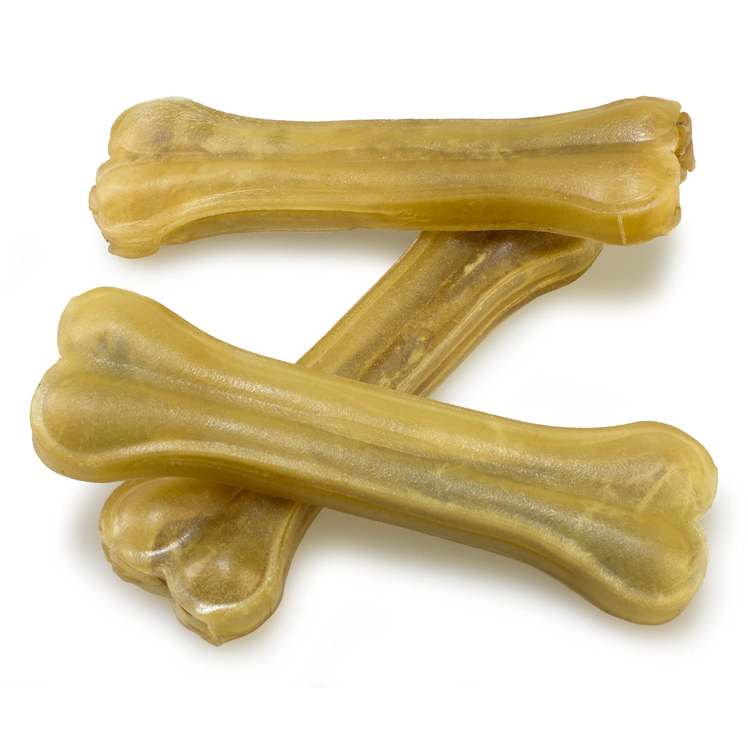 ARQUIVET - Osso pressato in pelle bovina 15 cm - Confezione da 25 unità per cani - Rinforza i denti del cane - Osso masticabile