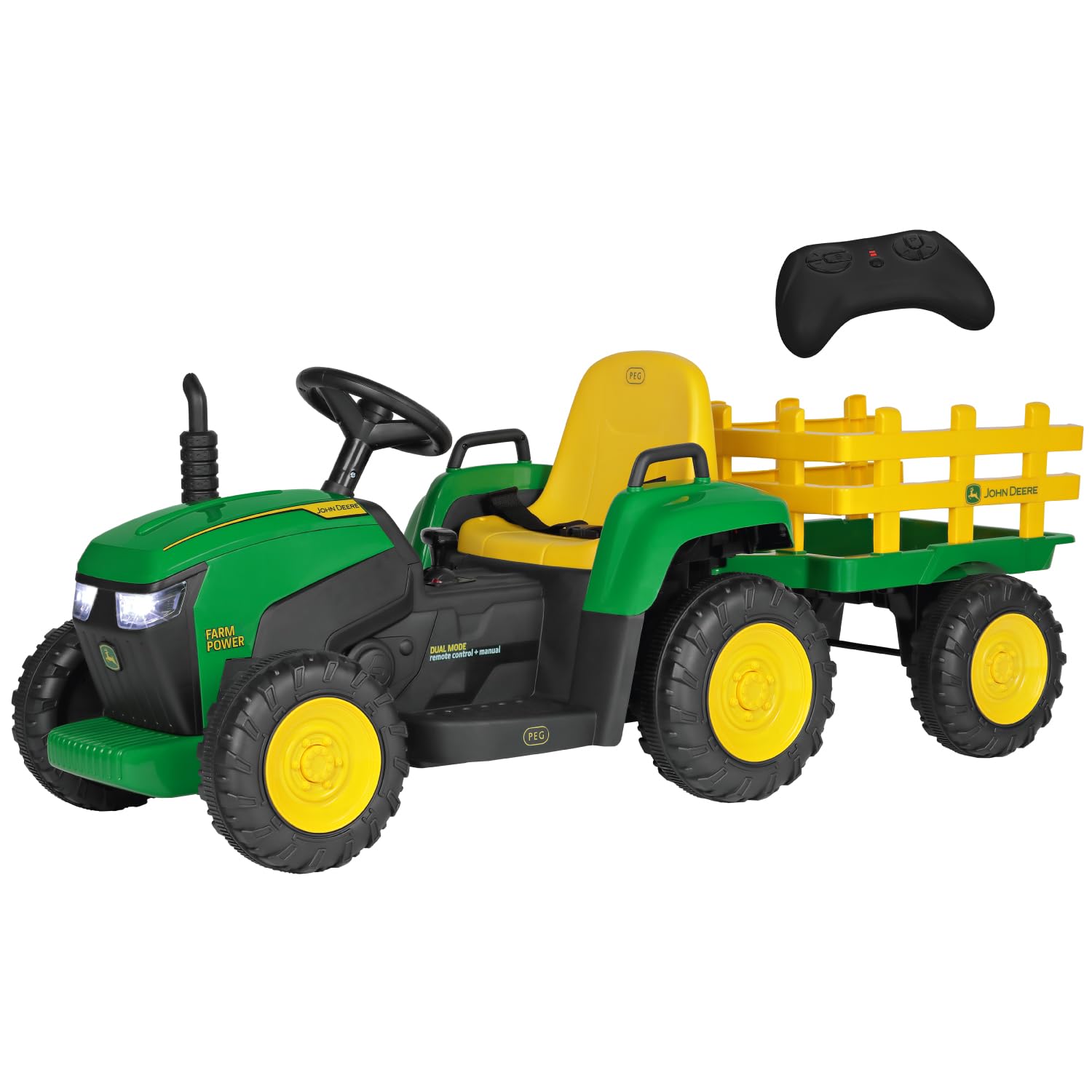 PEG - John Deere Farm Power - Kids Electric Ride-On Tractor - 12V