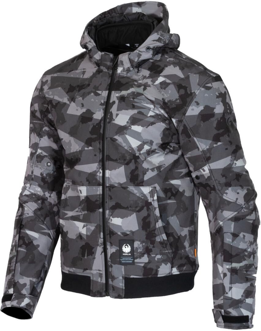 Veste moto Merlin Torque D3O imperméable pour rouler protégé en S - 8