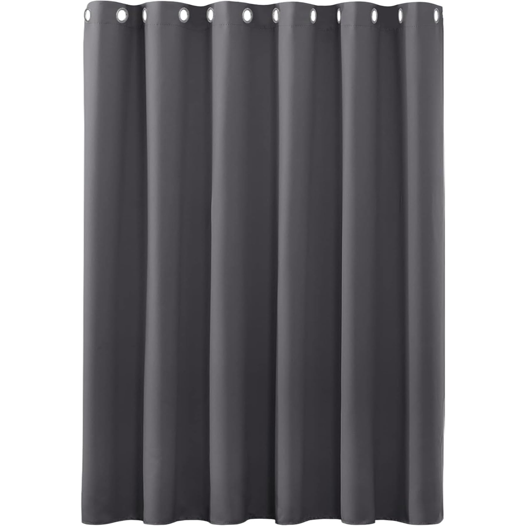 AMZYU Cortinas Salon Modernas, 120 x 140 cm Color Sólido Vertical Cortinas Dormitorio Matrimonio Moderna Decoración Ventanas para Dormitorio, Salón y Cocina, Gris Oscuro