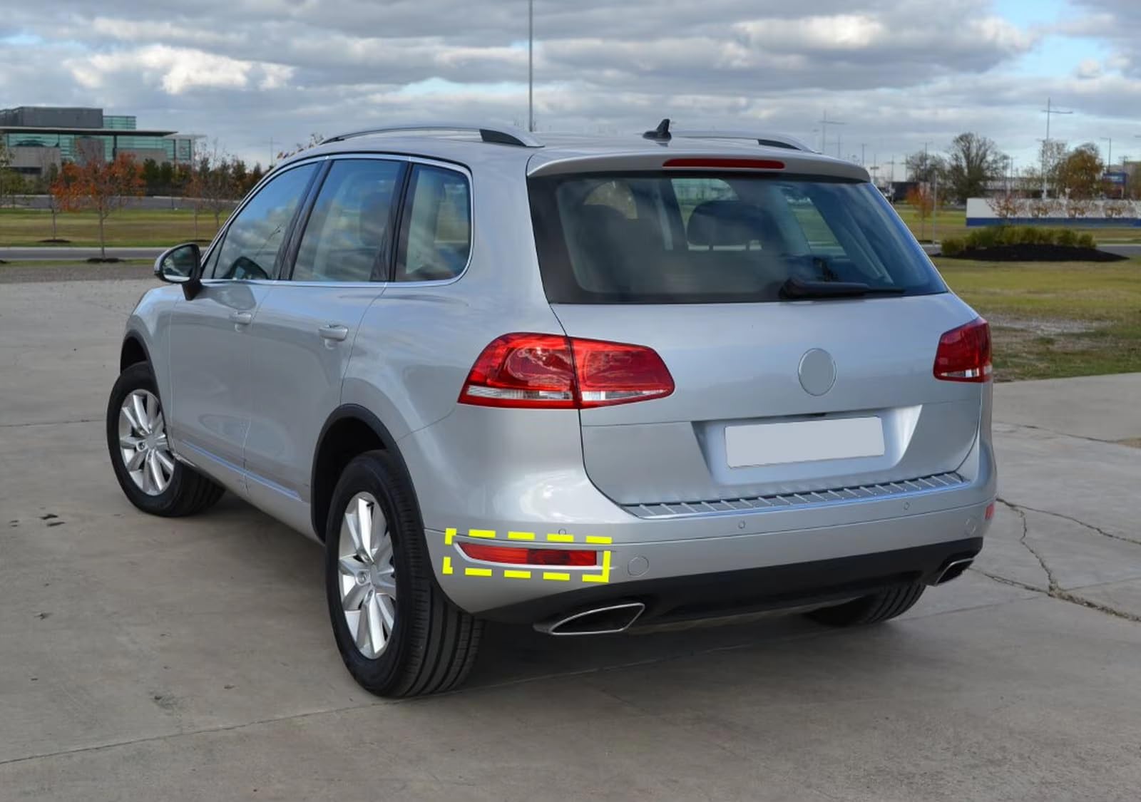 Compatibile Con Per Touareg 7P 2011 2012 2013 2014 Paraurti Posteriore Laterale Riflettore Fendinebbia Luce Posteriore Luce Stop Rossa Lente Destra 7P6945702F Posteriore Paraurti Riflettori