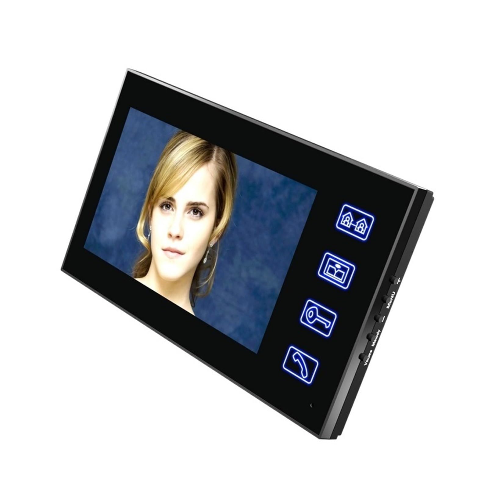 Klawisz Dotykowy 7 "Lcd Wideodomofon Z Czytnikiem Linii Papilarnych Instalacja W Mgnieniu Oka