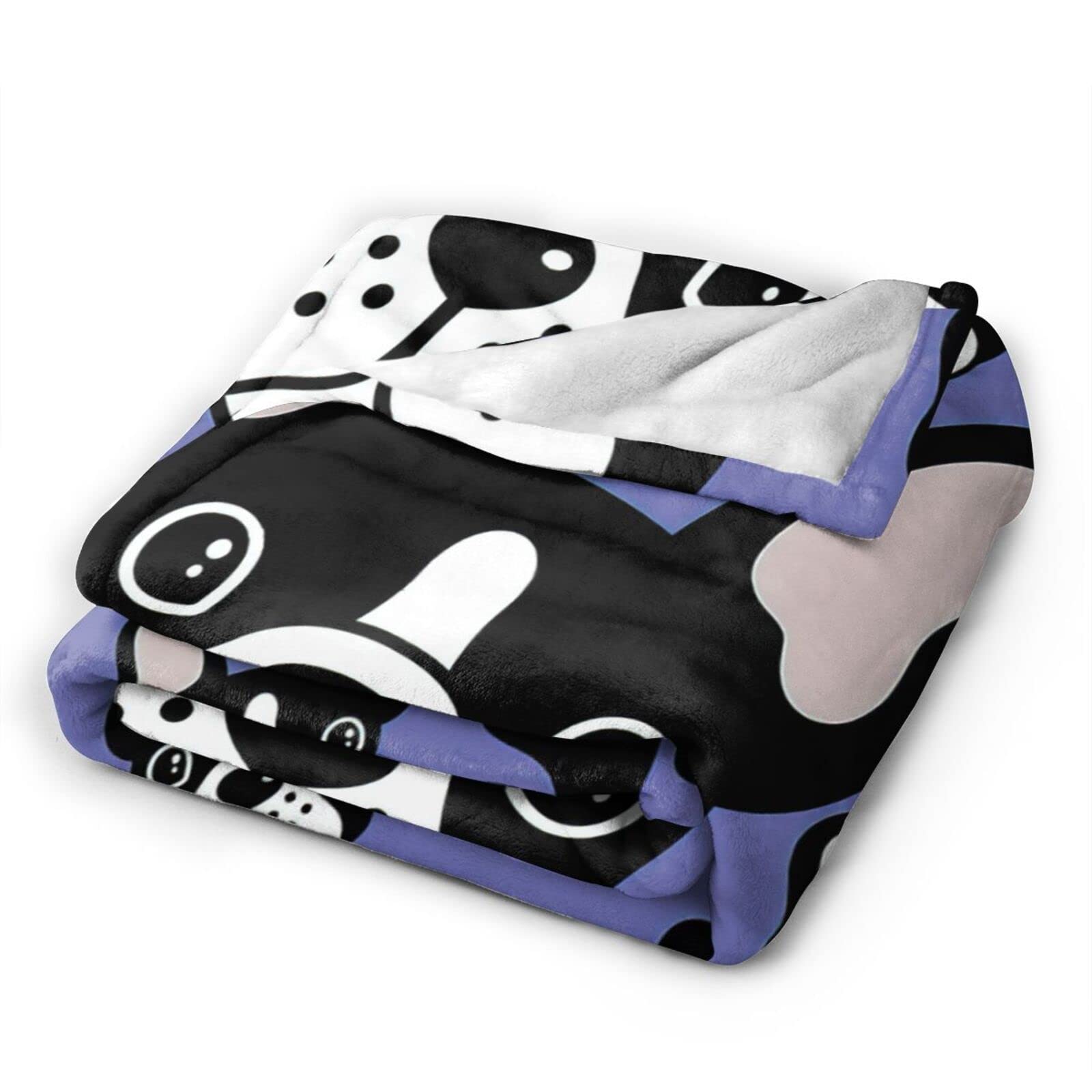 Coperta Bulldog Francese - Morbida, Calda, In Flanella 152x127 Cm Per Divano