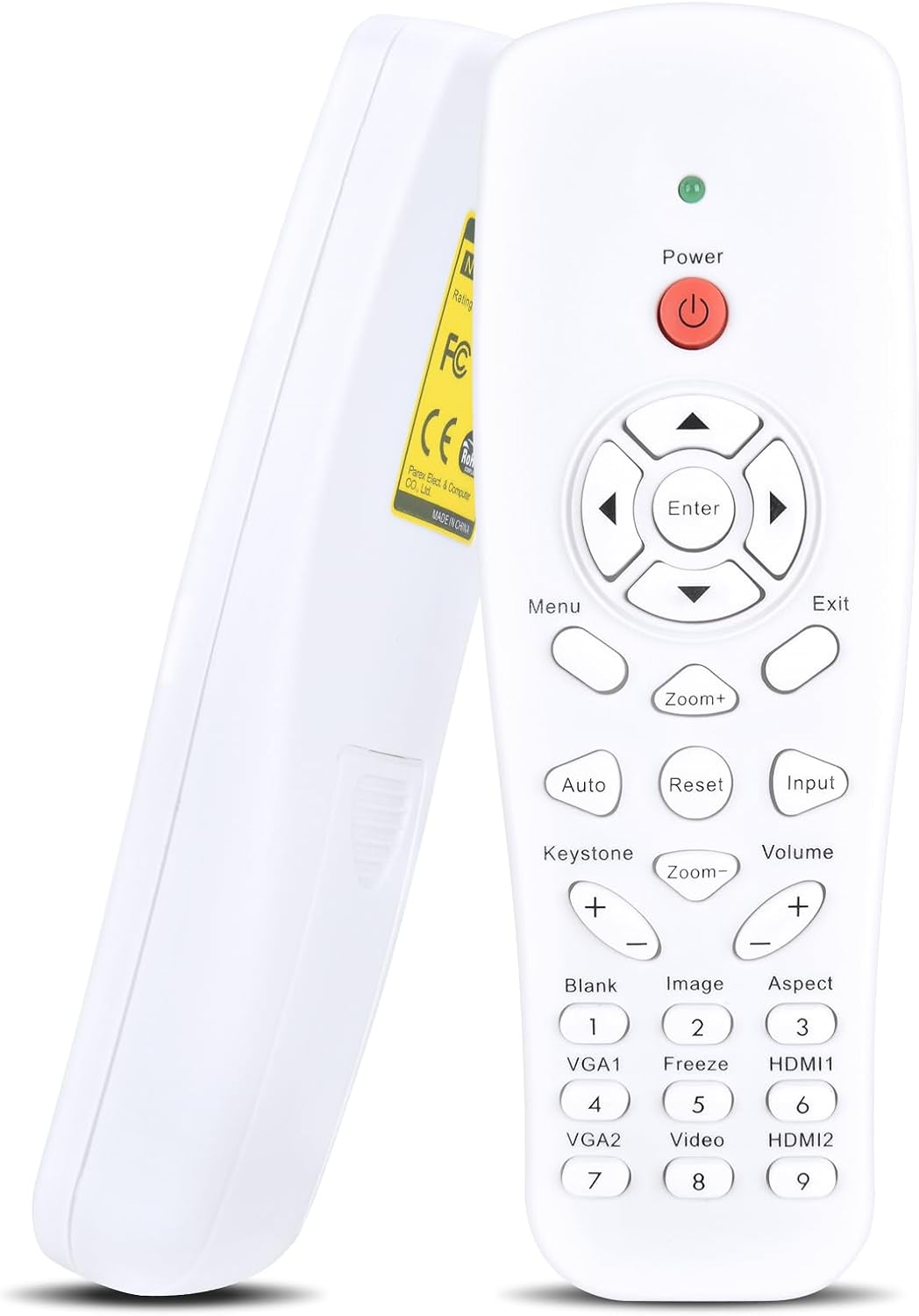 New IR2804 Projector Replacement Remote Control fits Promethean SSIHD-P1 SSlUW-P1 DLP Projector, for Acer DU-600 DU-800 RL30 RL40 Z850 Z850V, for Christie DUW350S Projector