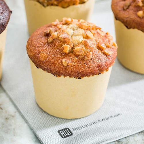 Miniatura 3 de Restaurantware Panificio Premium - Taza clásica de papel kraft de 6 onzas, tazas de papel para hornear, perfectas para magdalenas, cupcakes o mini