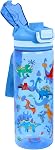 Bouteille d'eau pour enfants avec poignée,BPA Bouteille d'eau en plastique Tritan gratuite pour les enfants 3+,22 oz Bouteille à boire pour les enfants à l'épreuve des fuites pour les voyages scolaires Gym, Astronaute