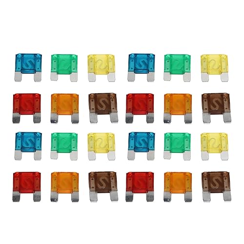 Miniatura 9 de Juego surtido de fusibles automotrices de 24 piezas, 20A, 30A, 40A, 50A, 60A, 70A, con caja de almacenamiento para marina, RV, cámper, barco