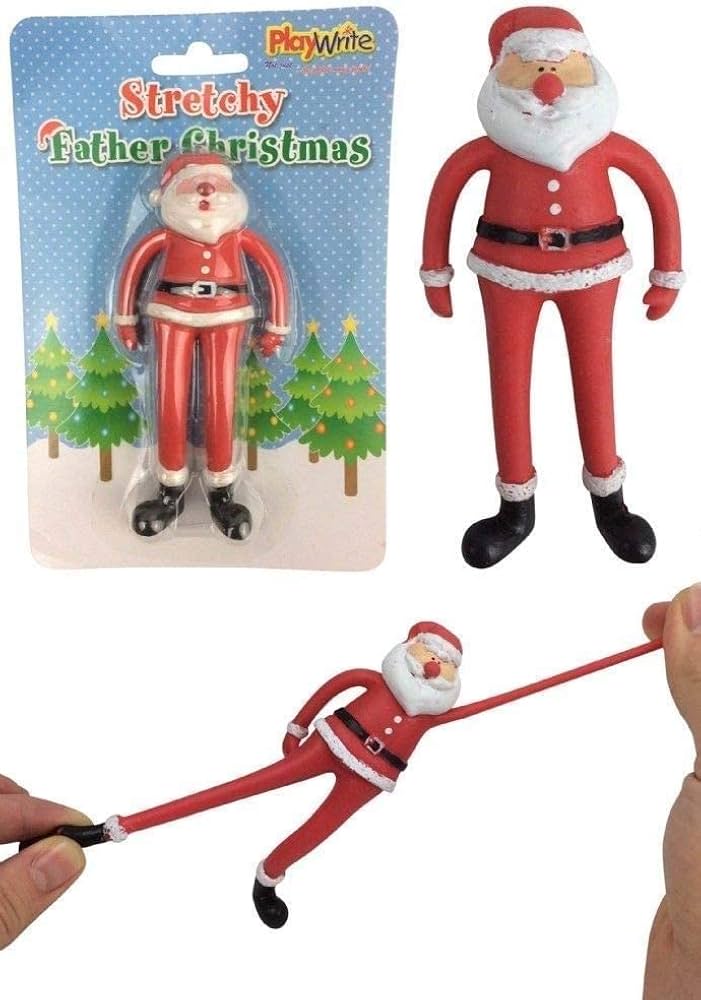 MBB Stretchy Father Christmas - Fun Present Stocking Filler - Secret Santa  Gift : Amazon.co.uk: Toys u0026 Games
