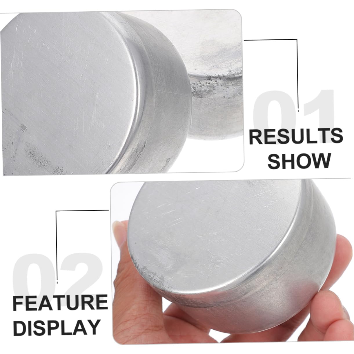 Homoyoyo Aluminum Weighing Cans Aluminum Trays Soil Collection Jar Easy to Use
