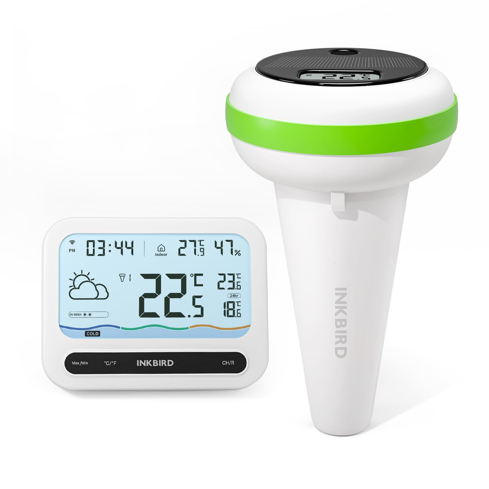 Inkbird Termometr do basenu WiFi solarny