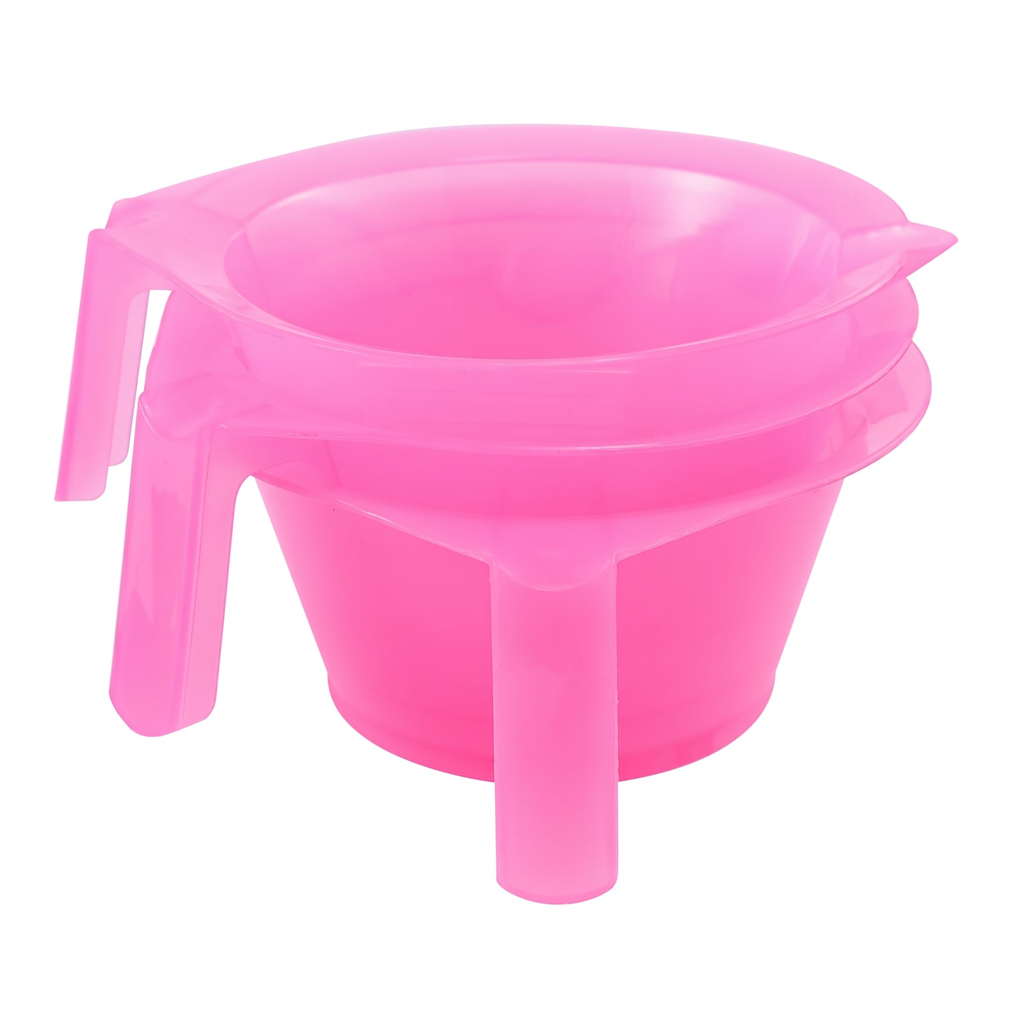 Bol de mélange pour couleur de cheveux KALLORY accessoires coiffure plastique rose