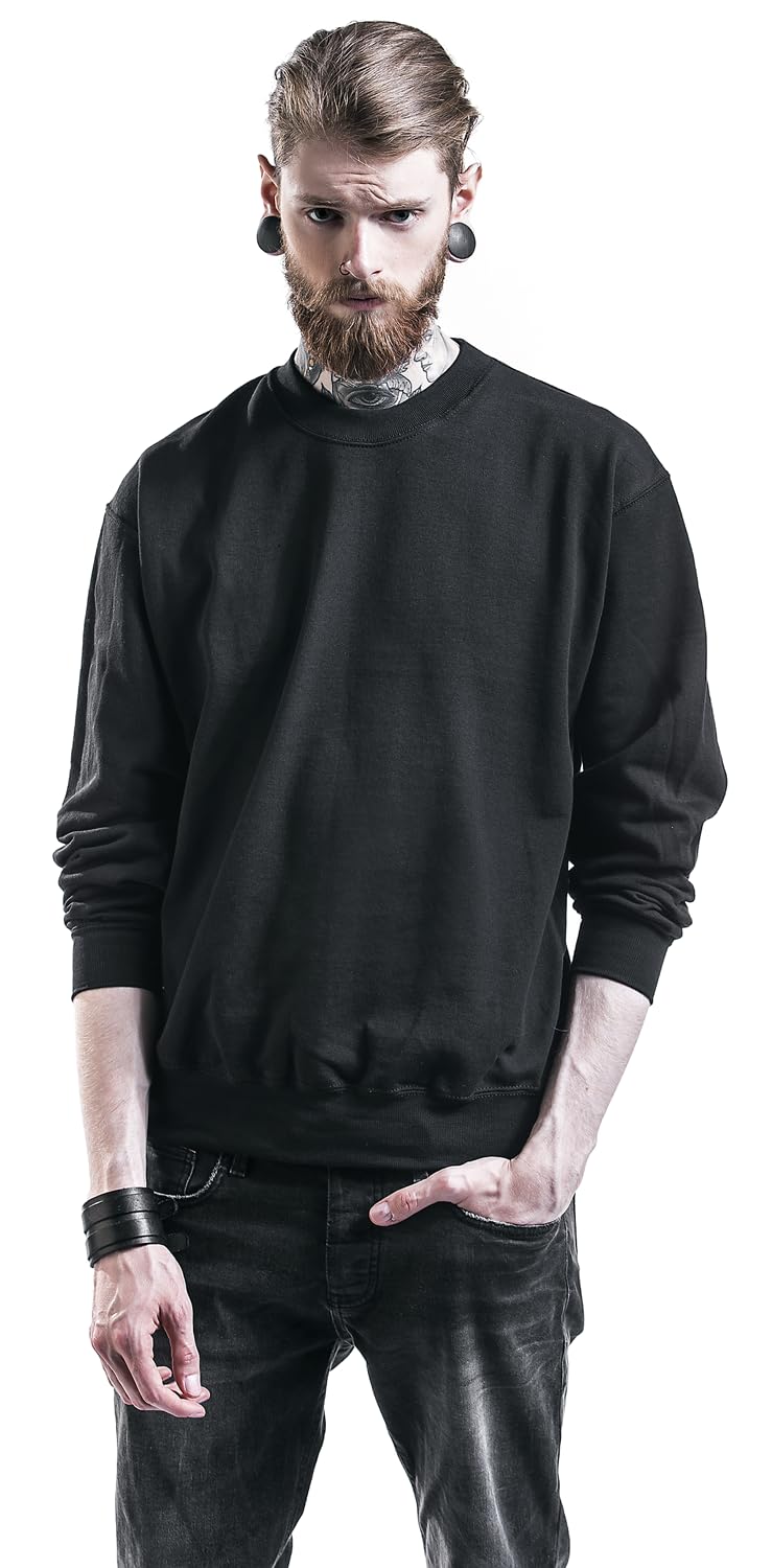 Fruit of The Loom Sudaderas de Forro Polar Eversoft para Hombre, Absorbe la Humedad y Transpirable, Sudadera con Cuello Redondo