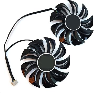 MAHIE New 85MM 4PIN GA91B2U Dataland RX 580 480 470 GPU Fan,Fit for PowerColor Radeon Red Dragon RX 470 480 580 Graphics Card Cooling Fan Cheerfully
