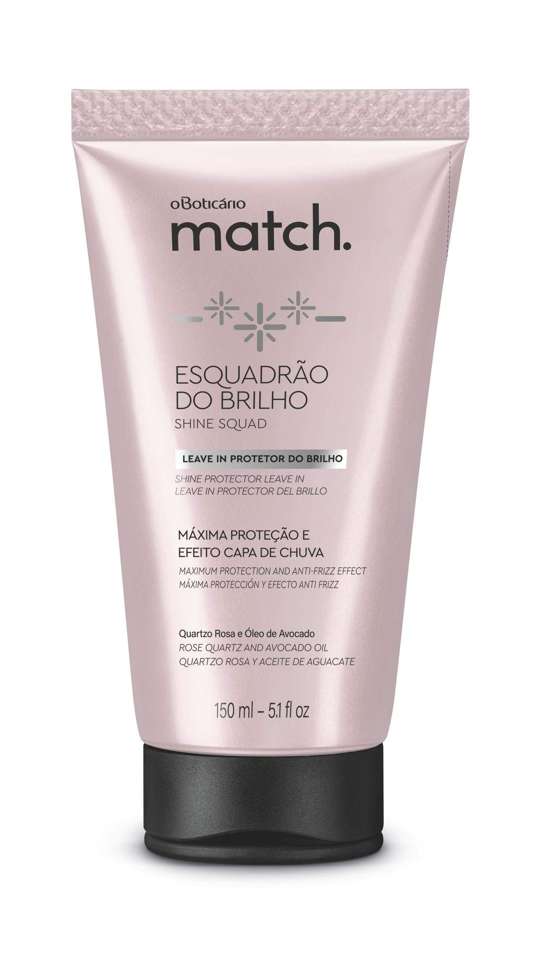 O BOTICARIOLinha Match (Esquadrao do Brilho) - Leave In Protetor Do Brilho 150 Ml - (O Boticario - Match (Shine Squad) Collection - Shine Protector Leave In 5.1 Fl Oz)
