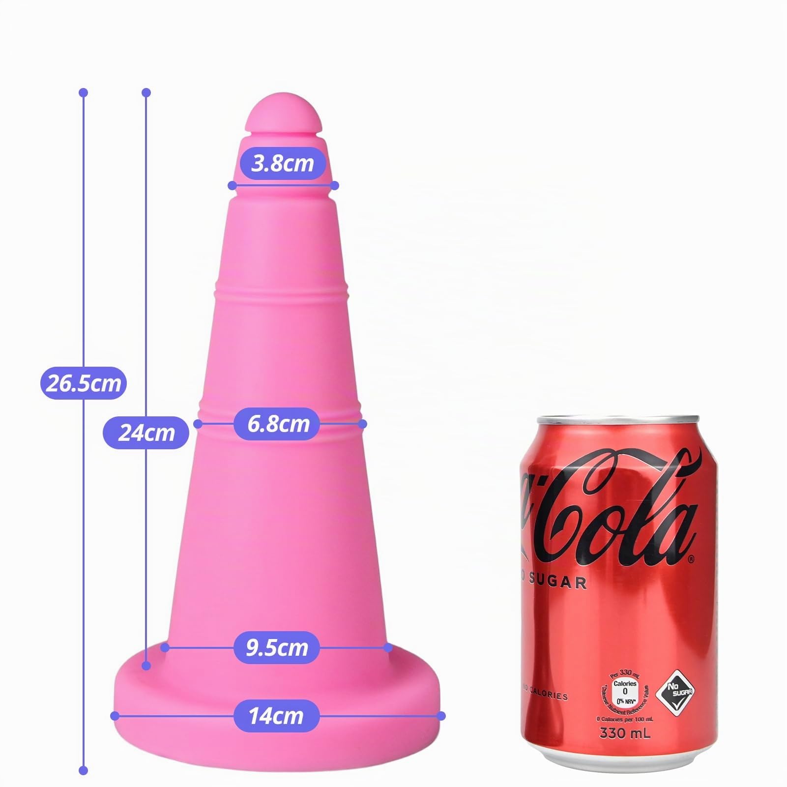 Analplug für Anal Expander - Fantasy Anal Plug mit Starker Saugnapf für Prostata Stimulation, Sexspielzeug für Paare Extrem Sex, Silikon Buttplug für Frauen Männer (L)