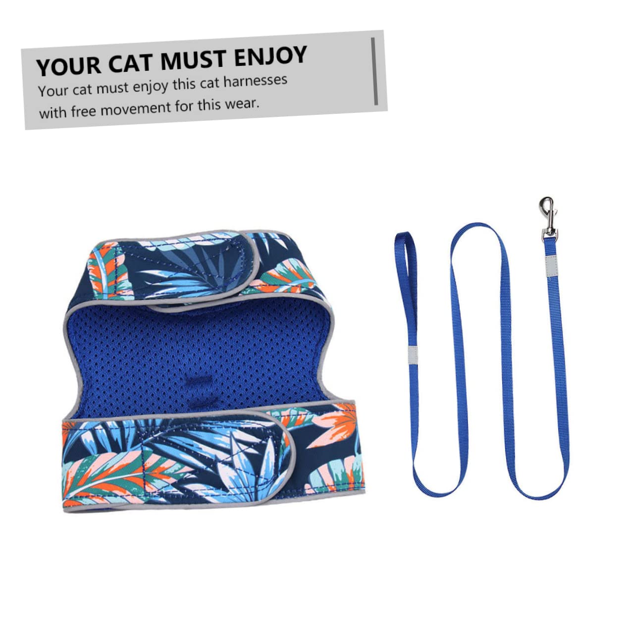Beavorty 2 Juegos De Malla Transpirable para Gatos Y Gatitos Chaleco con Correa Juego De Paseo Seguro Y Cómodo para Gatos.
