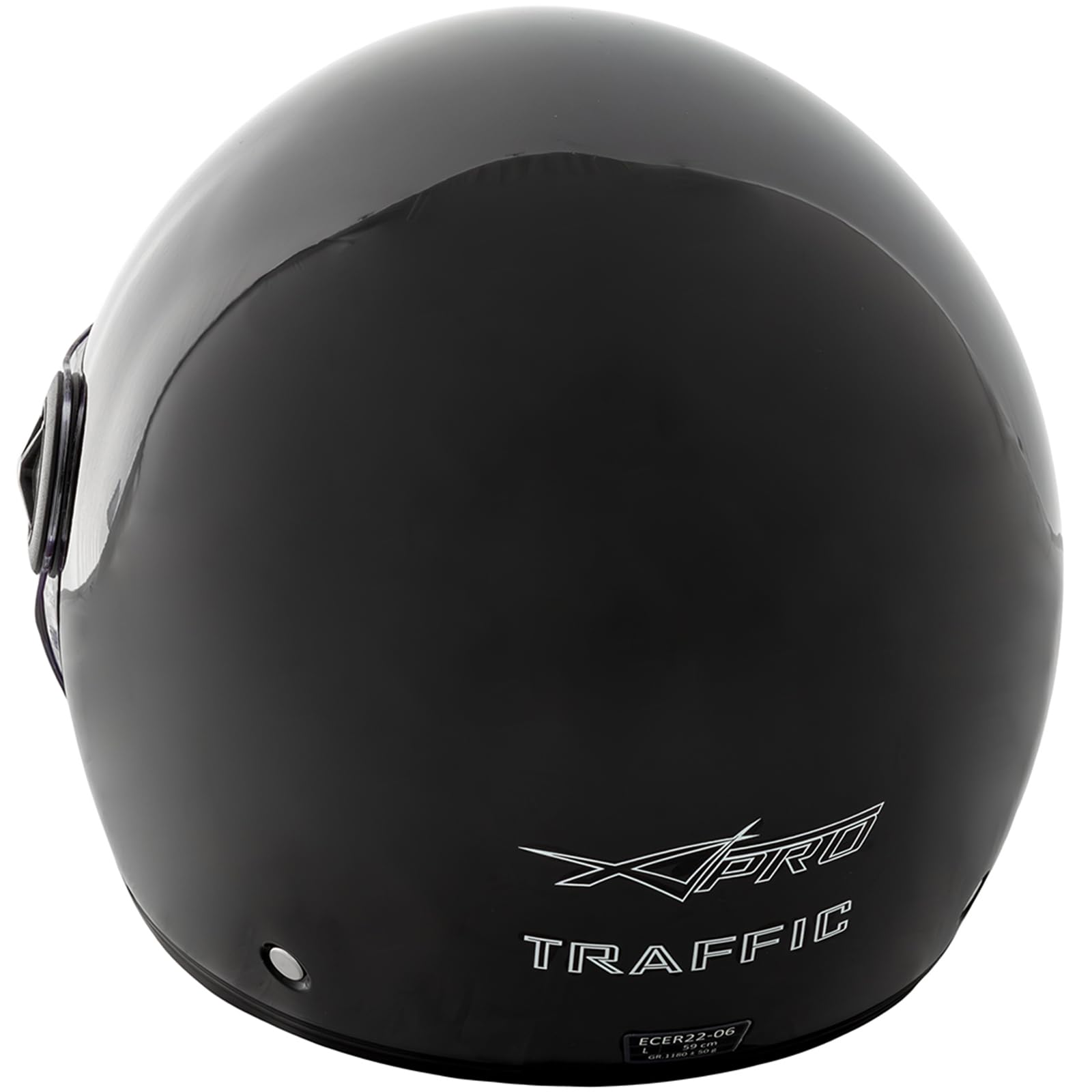 A-pro Casque Moto Scooter Jet Double Visiere pare-soleil ECE 22 Noir L