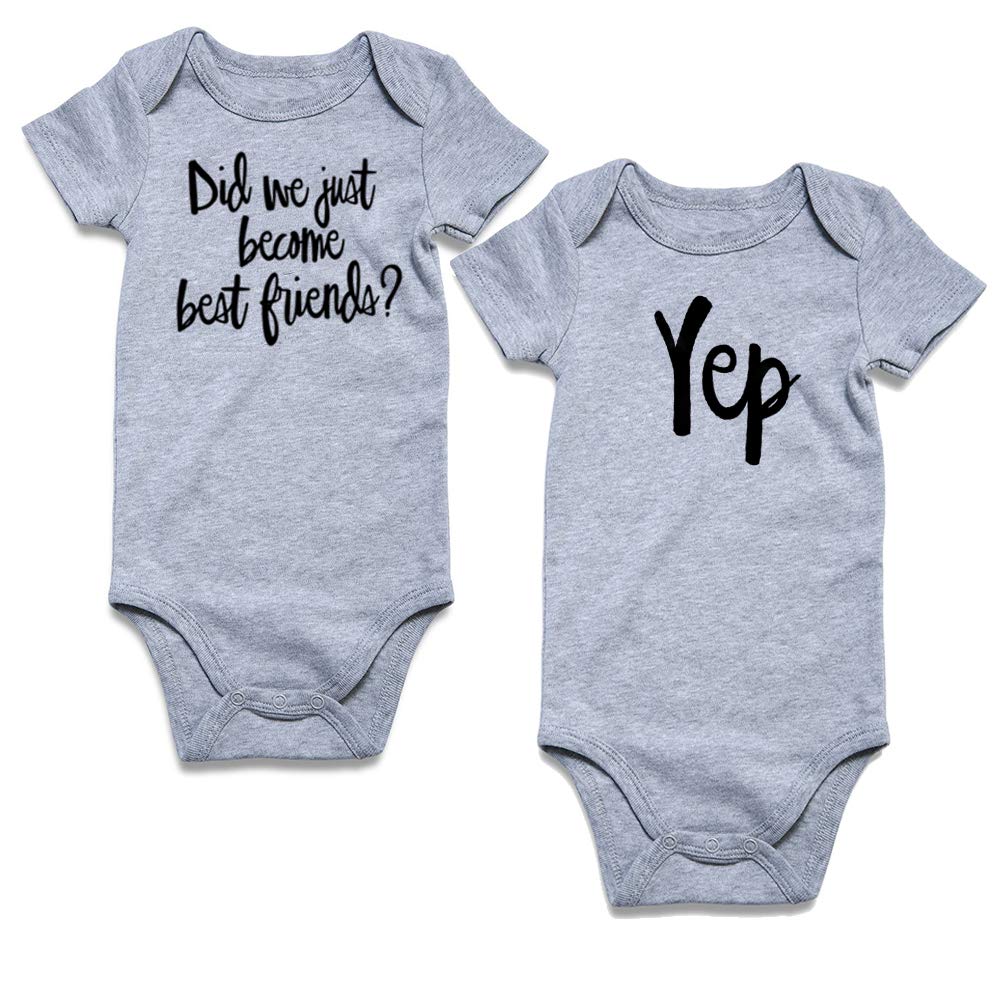 BFUSTYLE Baby Boys Girls Romper Bodysuit Infant Funny Jumpsuit Outfit 0-18M