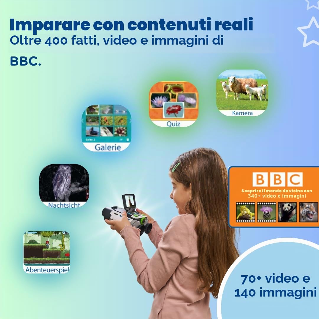 Binocolo video interattivo