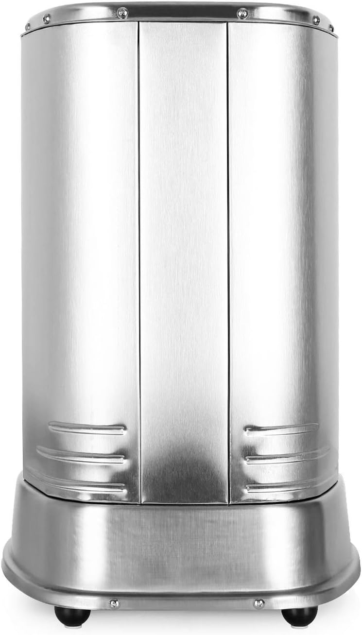 Oneconcept Kebab Master Pro - Spiedo Elettrico, Griglia Elettrica Verticale, Macchina Kebab, Griglia Girevole con Girarrosto, Pollo, Kebab e Gyros, 1800W, Argento Oneconcept Kebab Master Pro - Spiedo Elettrico, Griglia Elettrica Verticale, Macchina Kebab, Griglia Girevole con Girarrosto, Pollo, Kebab e Gyros, 1800W, Argento