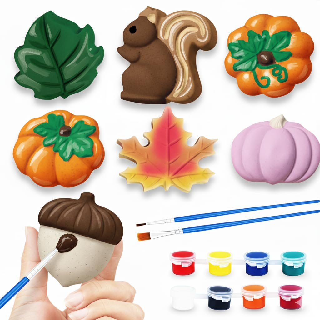 ArtCreativity Thanksgiving Ceramic Painting Craft
