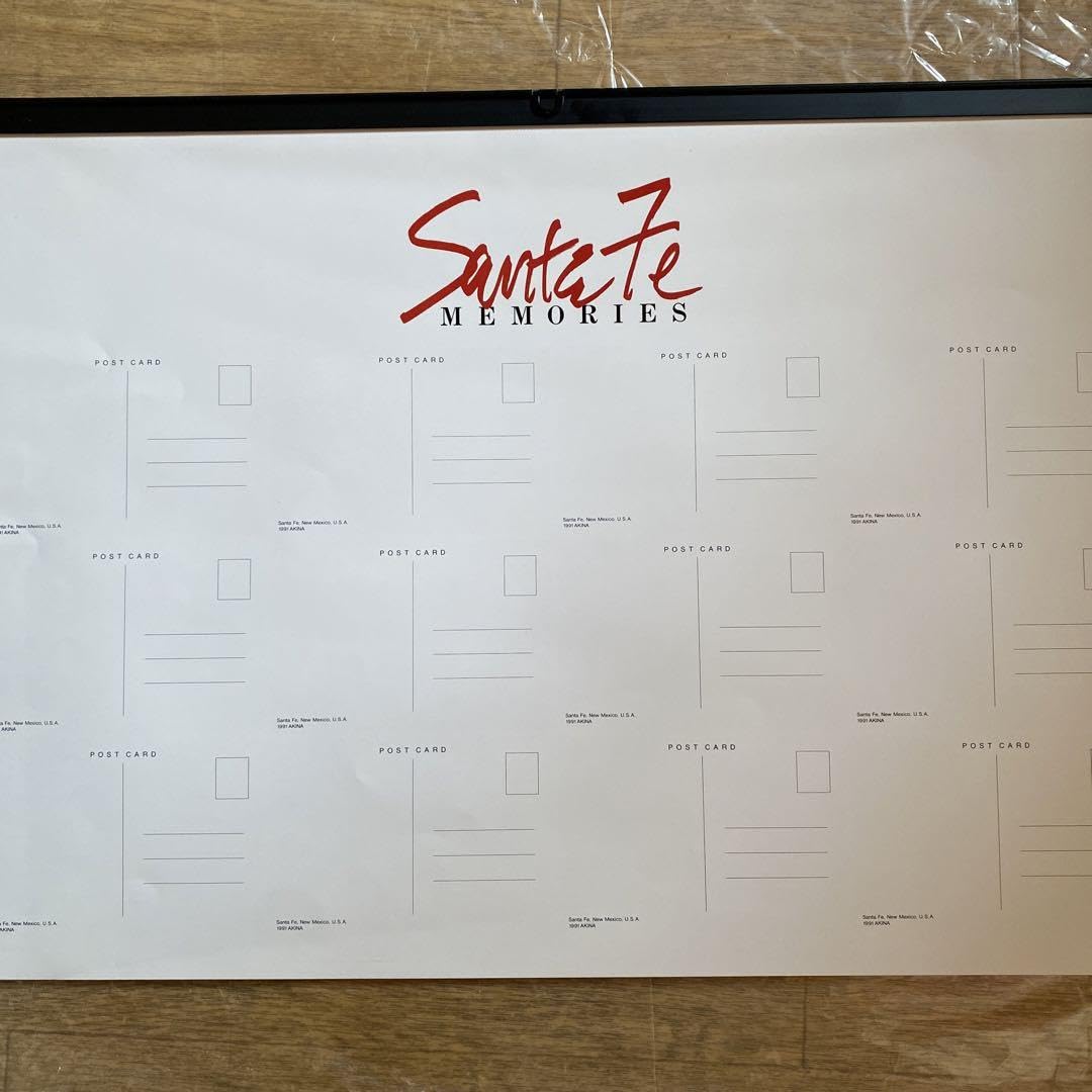 Amazon.co.jp: 中森明菜 「SantaFe」1991カレンダー : 文房具  