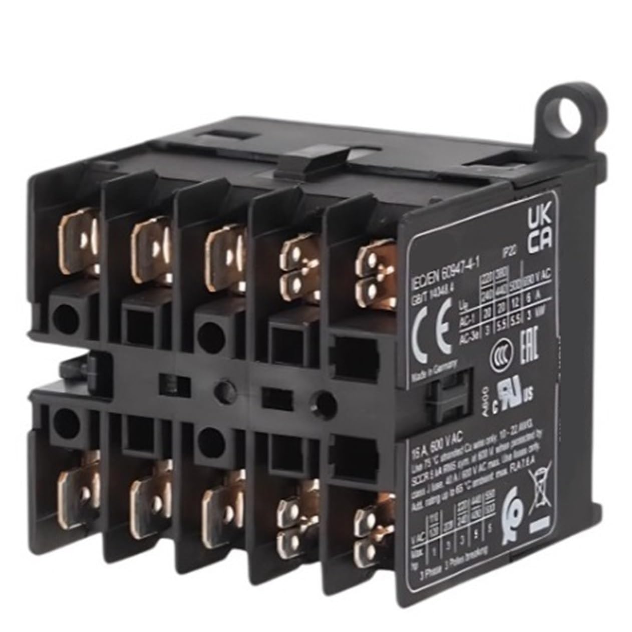 AC-Schütz IEC/EN 60947-4-1, Breiter Fuß AC24V, 24V