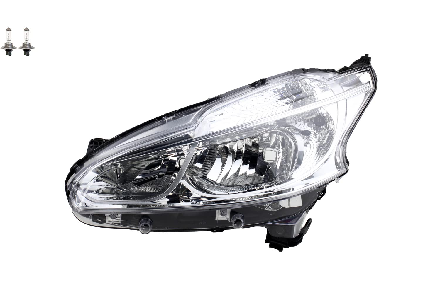 Johns, Scheinwerfer Halogen HSW passend für Peugeot 208 03/12-05/15 Links Leuchtmittel