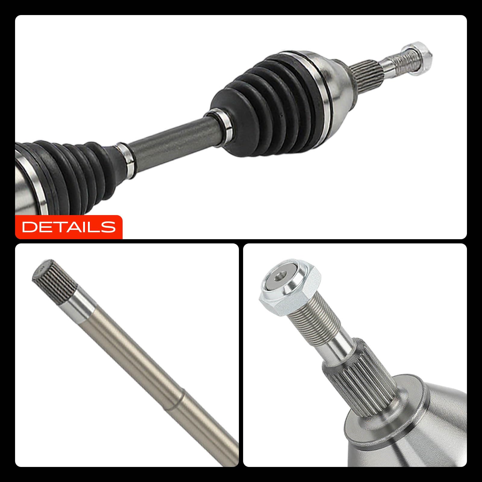 A-Premium CV Axle Shaft Assembly Compatible with Ford & Lincoln Models - Edge 2015-2018, MKX 2016-2018, 2.7L, AWD Only - Front Right Passenger Side, Replace# F2GZ3B436H