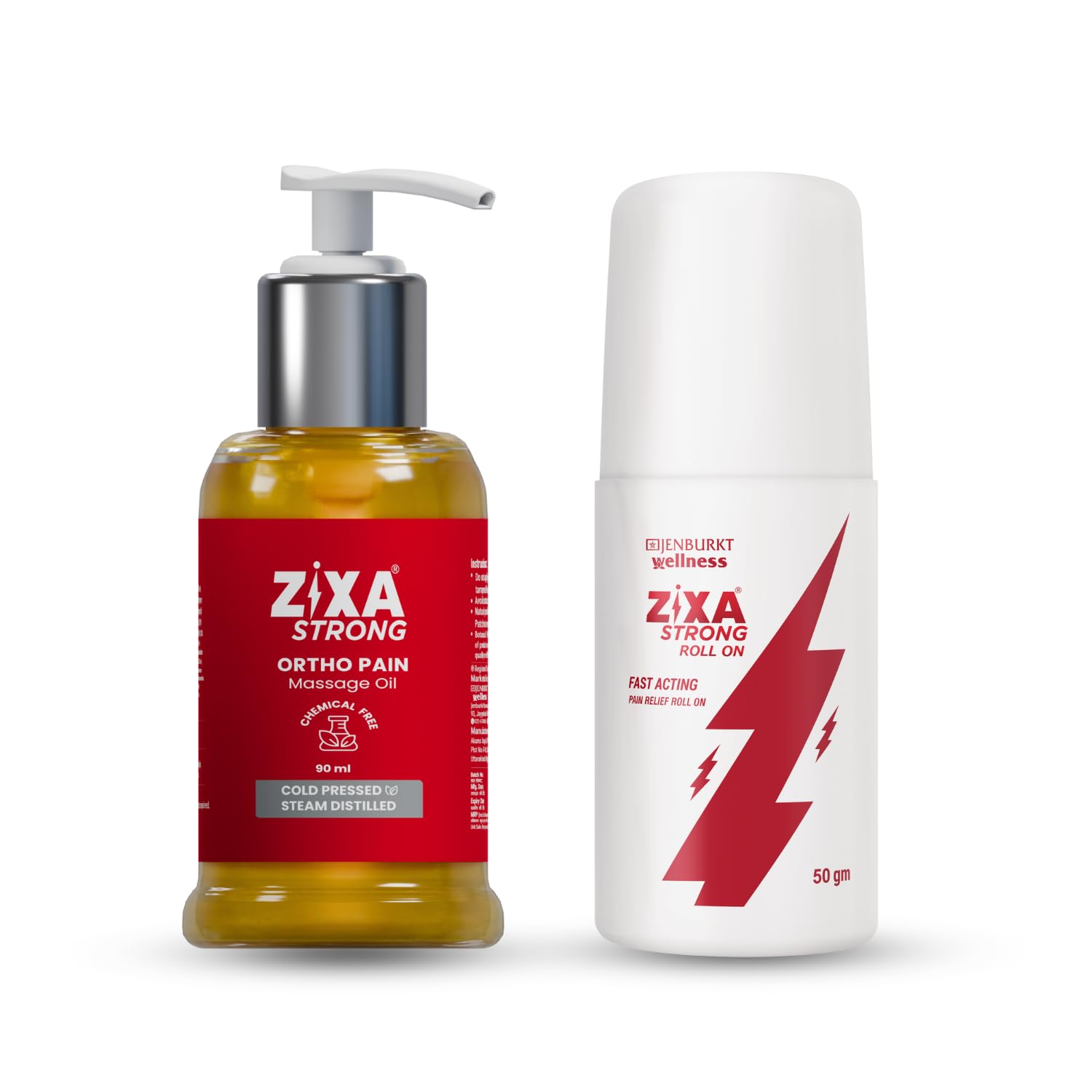 ZIXA Strong Roll On (50g) + Ortho Oil (90ml) : Rapid Pain Relief for Muscle, Knee, Joints, Shoulder, Body, Leg and Back Pain - Chemical-Free Ayurvedic ScienceRoll On+Oil) (B0DG2L35RN) Amazon Price History, Amazon Price Tracker