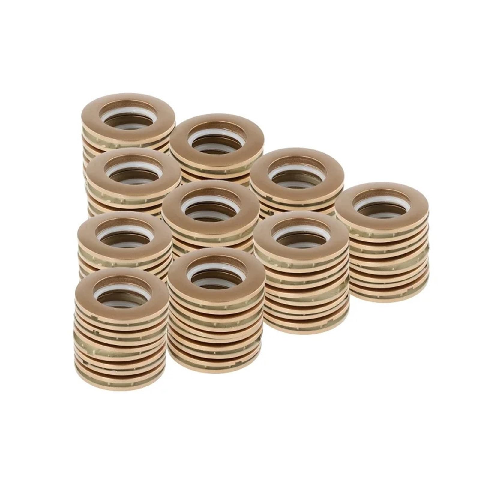 100Pcs Plastic Curtain Grommets Low Noise Drapery Rings for Home Decoration