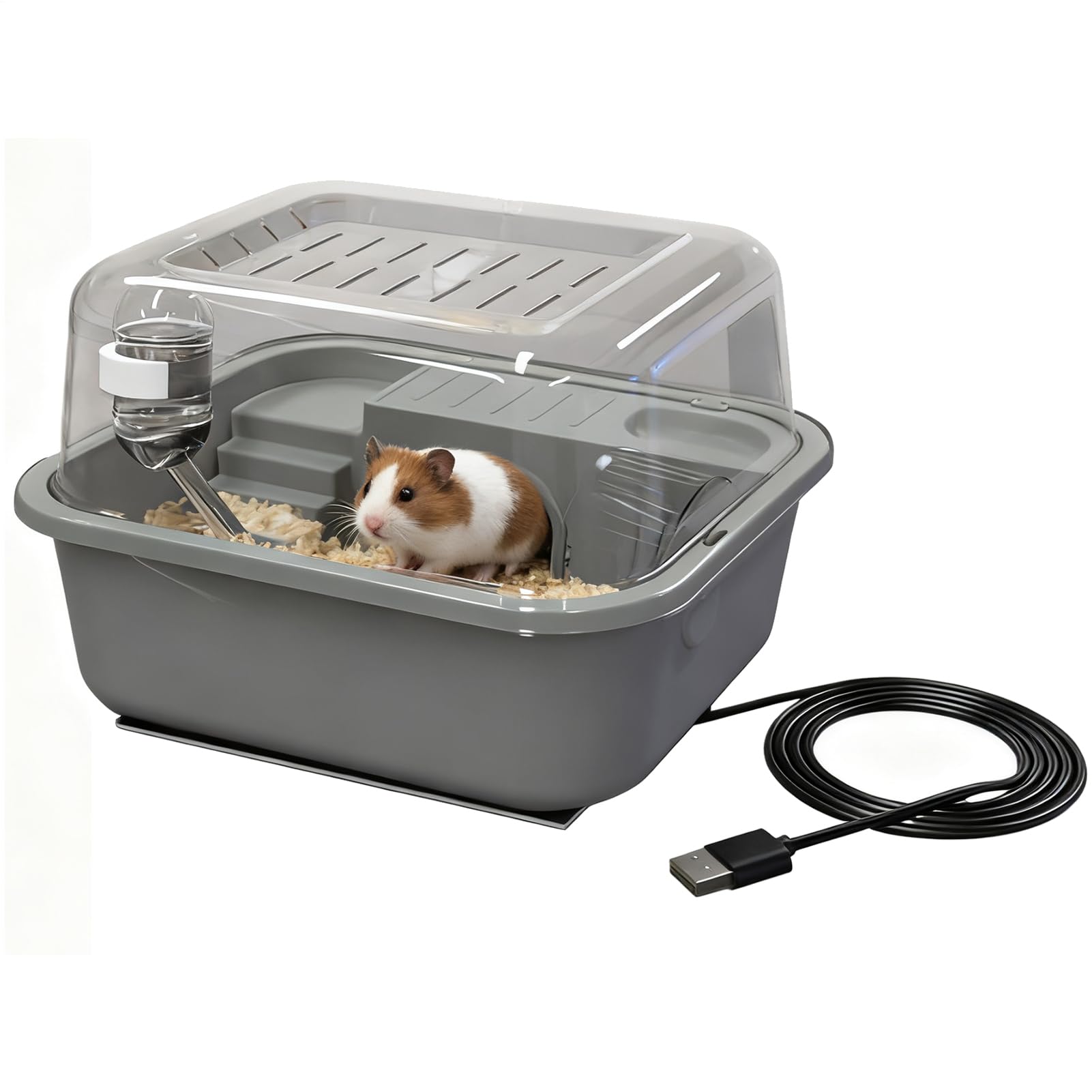 Cage pour hamster et petites souris idéale pour les vacances - Niche légère de voyage