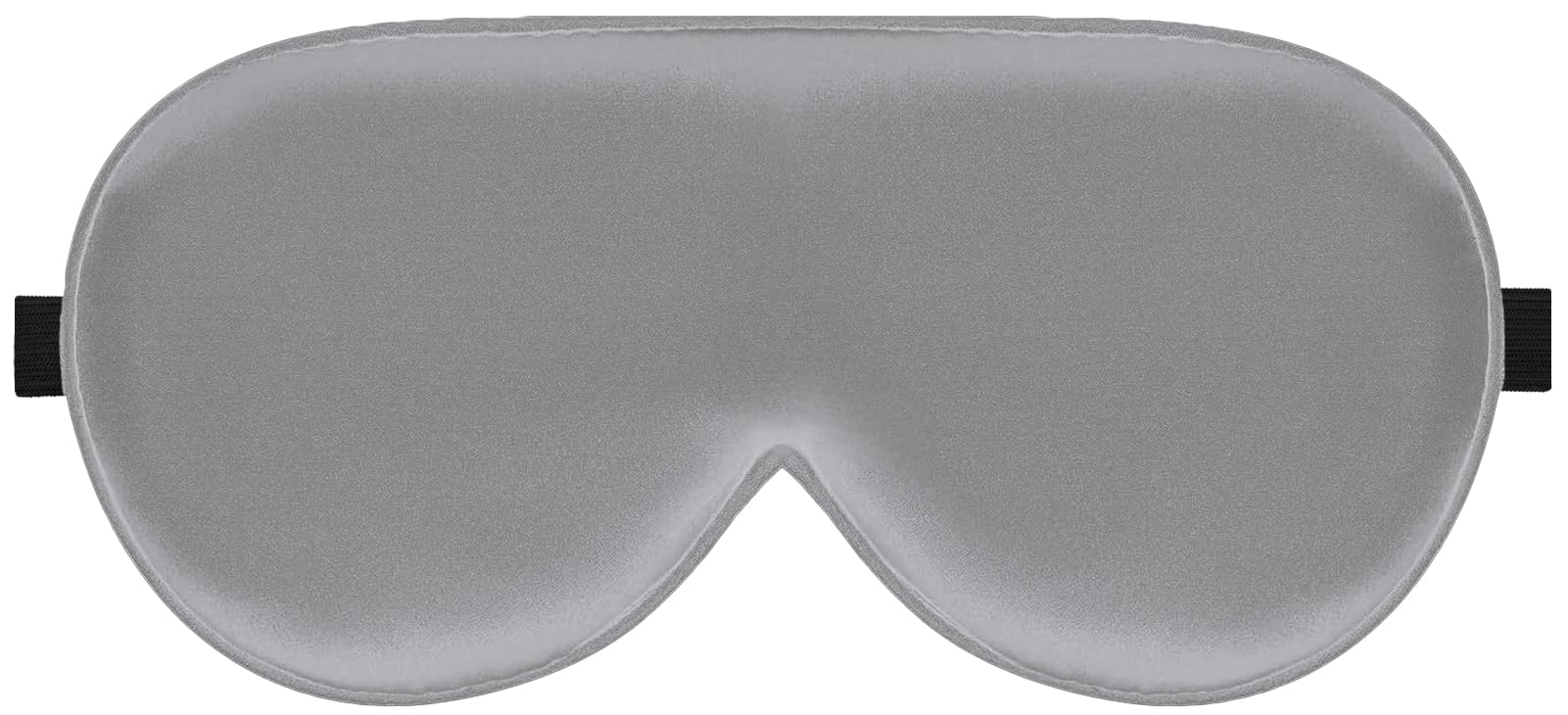 iRboWou Sleep Mask Zero Pressure Silk Eye Masks for Sleeping Gray