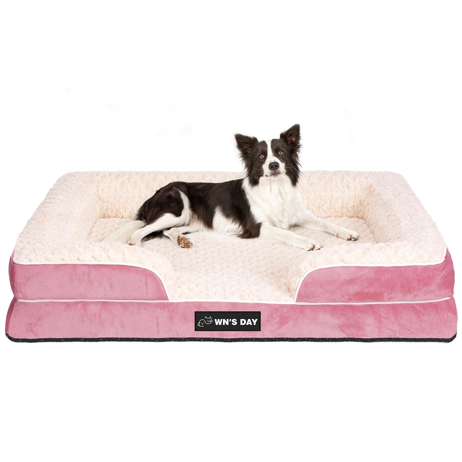 Orthopedic Dog Bed for Large Medium Sized Washable Memory Foam Large Dog Bed Medium Pet Sofa with Removable