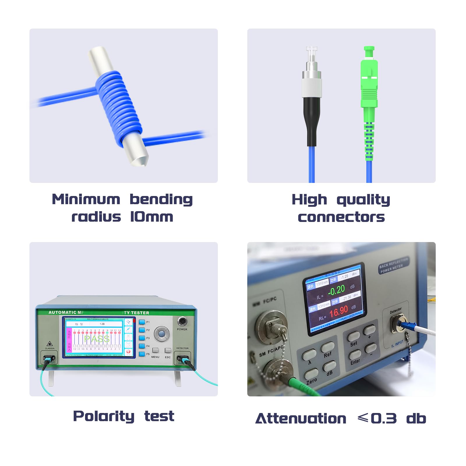 Snapklik.com : FC/UPC To SC/APC Armored Fiber Optic Internet Cable ...