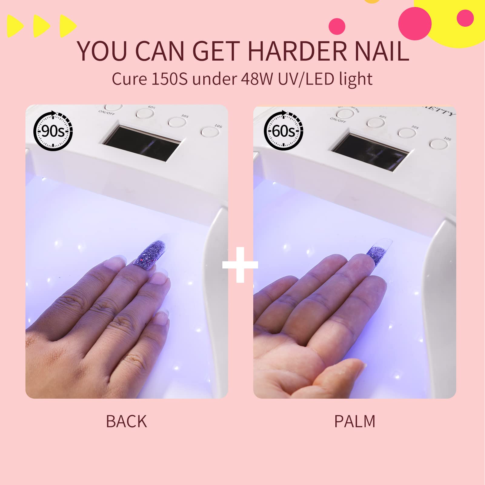 UR SUGAR Poly Gel Nägel Set, Nagelverlängerung Builder Kit 6 Farben Polygel Farben Tube mit Base Top Coat Slip Lösung Nude Kaffee Extension Maniküre Set DIY at Home