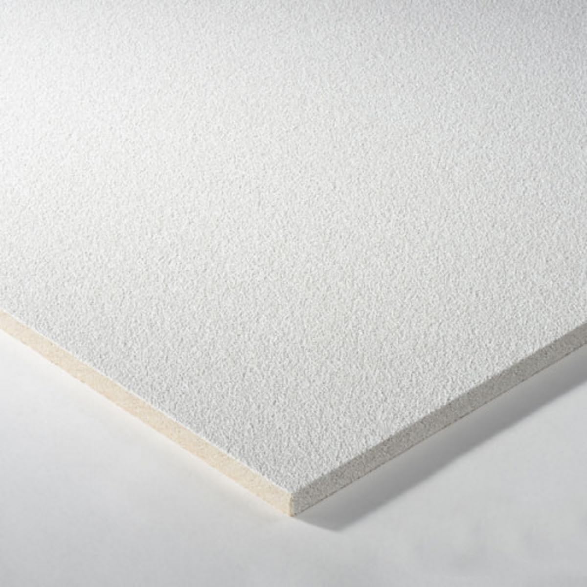 Pannelli per Controsoffitto Fonoassorbenti Bianco cm 60x60 per Isolamento Acustico Soffitti di Uffici, Negozi, Laboratori (Pannelli Sabbiati Orbit Spessore 13 mm)
