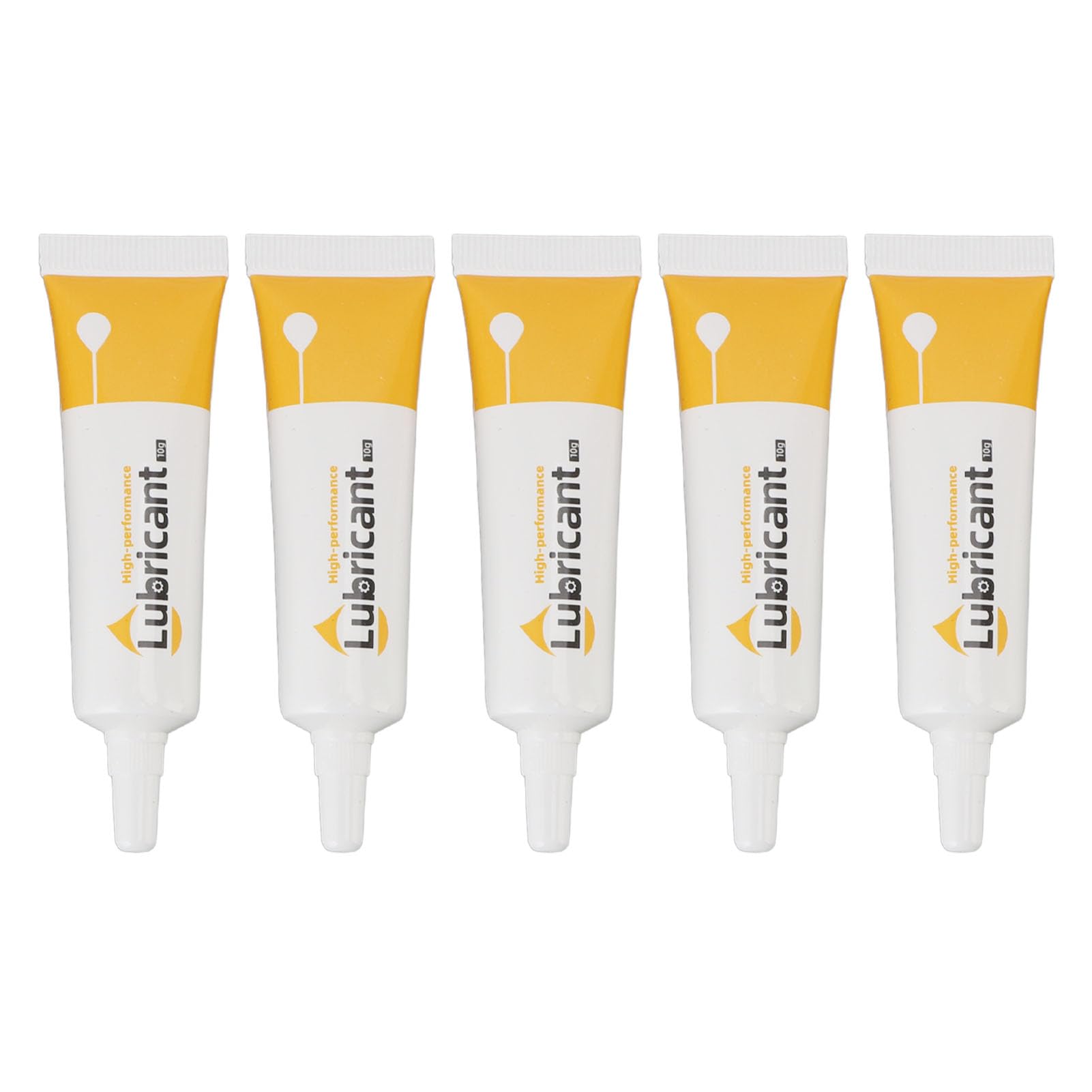 5Pcs 10g Water Proof Zipper Lubricant and Clear Non Staining Grease for Snaps and Printer Parts, Compatible with Bambu Lab P1S A1 Mini, 2 Neo Pro Maximum, Neptune 4 Pro, Ender 3