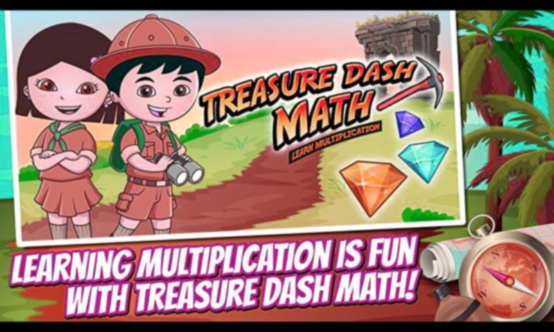 Dashes Math Game Special Treasure aDash Math Learn Multiplication and Times Table for ...