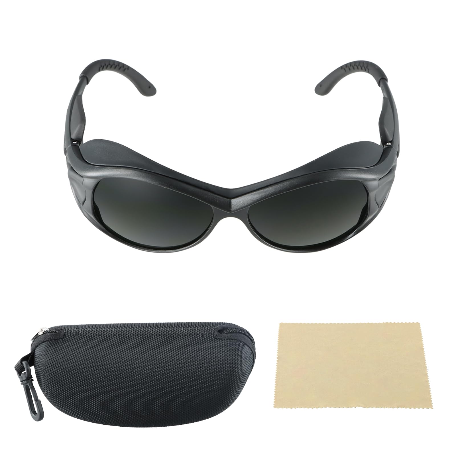 Granvoo Gafas Protectoras de Luz Infrarroja, Gafas de Seguridad Láser IPL, Gafas de Protección UV, Gafas de Seguridad para Luz Roja, Gafas Protectoras para la Depilación, Gafas Proteccion Trabajo